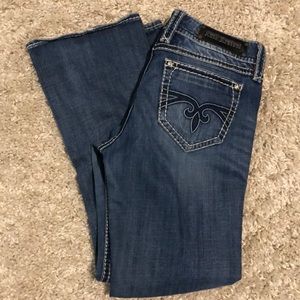 Rock Revival Blake boot size 30 fleur-de-lis jeans